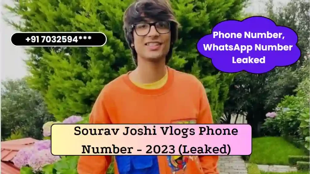 Sourav Joshi Vlogs Phone Number