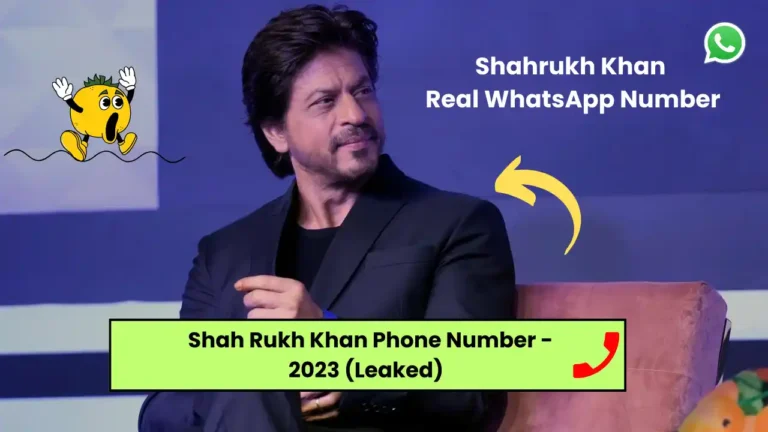 Shah-Rukh-Khan-Phone-Number