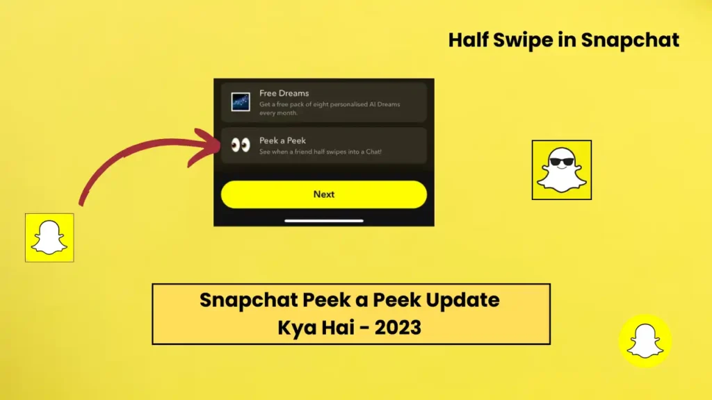Snapchat Peek a Peek Update Kya Hai